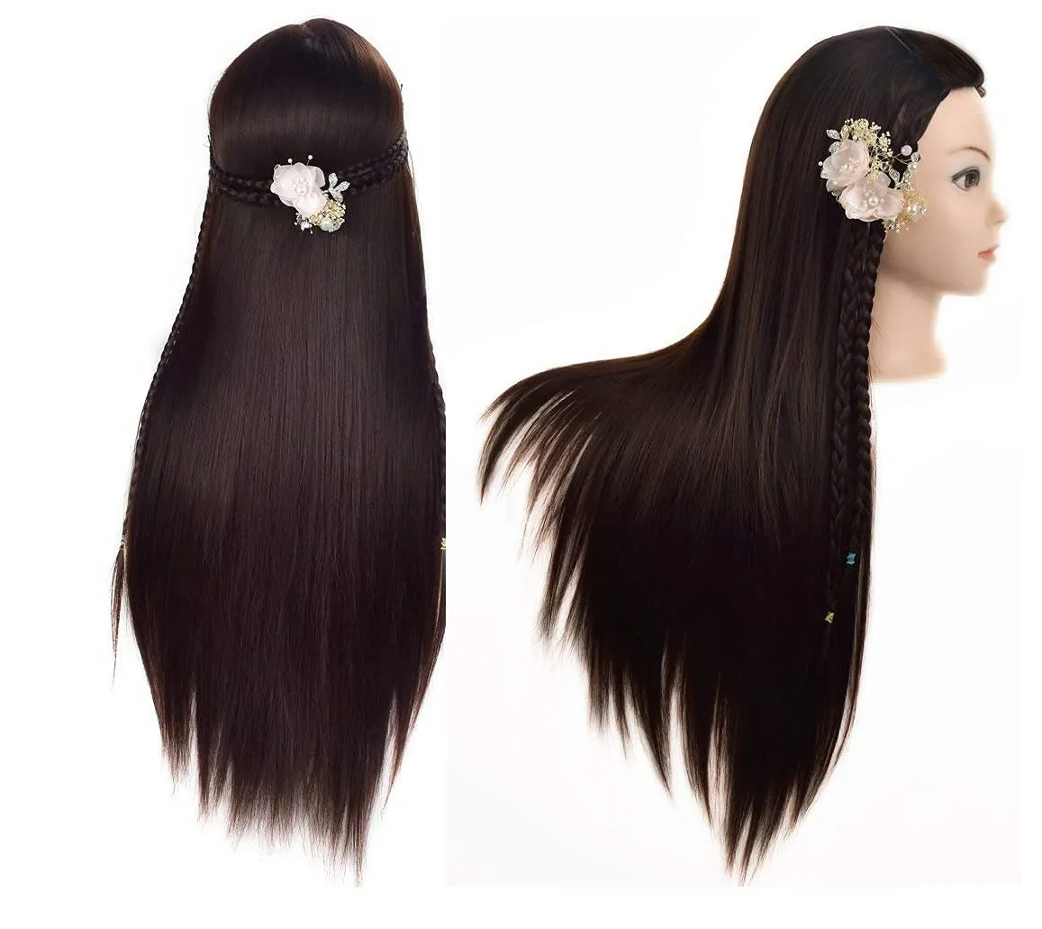 Paradise® Synthetic Hair Dummy For Hair Styling Practice